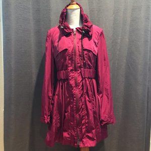 Gathered Belt Trench Coat